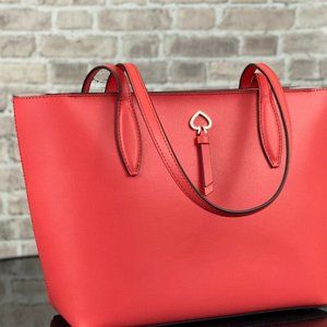 Kate Space red purse fashion tote